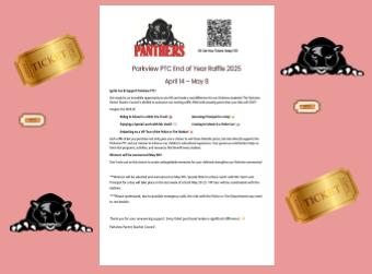 Parkview PTC End of Year Raffle 2025/Sorteo de fin de año de Parkview PTC 2025